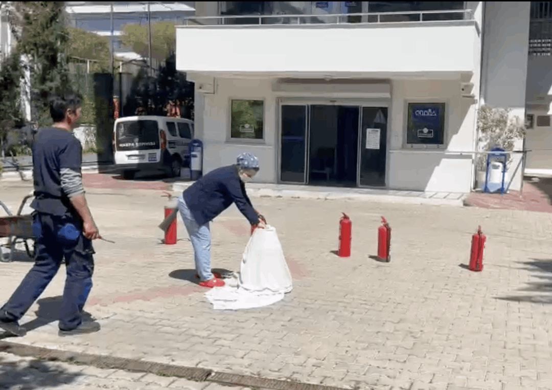 Olbia Diyaliz Yangın Söndürme Tatbikatı